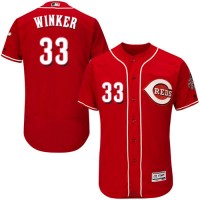Cincinnati Reds #33 Jesse Winker Red Flexbase Authentic Collection Stitched MLB Jersey