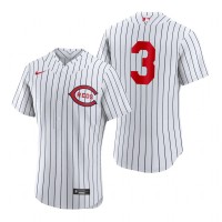 Cincinnati Cincinnati Reds #3 Albert Almora Jr Men's 2022 Field of Dreams MLB Authentic Jersey - White