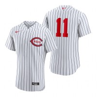 Cincinnati Cincinnati Reds #11 Barry Larkin Men's 2022 Field of Dreams MLB Authentic Jersey - White