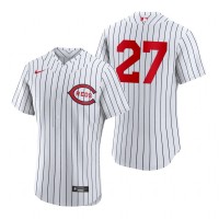 Cincinnati Cincinnati Reds #27 Jake Fraley Men's 2022 Field of Dreams MLB Authentic Jersey - White