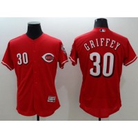 Cincinnati Reds #30 Ken Griffey Red Flexbase Authentic Collection Stitched MLB Jersey