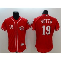 Cincinnati Reds #19 Joey Votto Red Flexbase Authentic Collection Stitched MLB Jersey