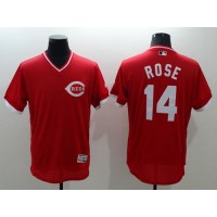 Cincinnati Reds #14 Pete Rose Red Flexbase Authentic Collection Cooperstown Stitched MLB Jersey