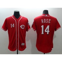 Cincinnati Reds #14 Pete Rose Red Flexbase Authentic Collection Stitched MLB Jersey