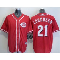 Cincinnati Reds #21 Michael Lorenzen Red New Cool Base Stitched MLB Jersey