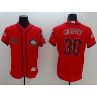 Cincinnati Reds #30 Ken Griffey Red Fashion Stars & Stripes Flexbase Authentic Stitched MLB Jersey