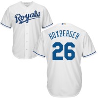 Kansas City Royals #26 Brad Boxberger White Cool Base Stitched MLB Jersey