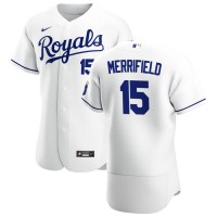Kansas City Kansas City Royals #15 Whit Merrifield Men's Nike White Home 2020 Authentic Player MLB Jersey