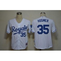 Kansas City Royals #35 Eric Hosmer White Cool Base Stitched MLB Jersey