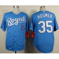 Kansas City Royals #35 Eric Hosmer Light Blue Alternate 1 Cool Base Stitched MLB Jersey