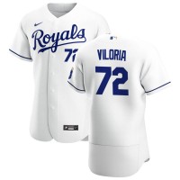 Kansas City Kansas City Royals #72 Meibrys Viloria Men's Nike White Home 2020 Authentic Player MLB Jersey