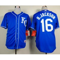 Kansas City Royals #16 Bo Jackson Light Blue Alternate 2 Cool Base Stitched MLB Jersey