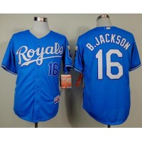 Kansas City Royals #16 Bo Jackson Light Blue Alternate Cool Base Stitched MLB Jersey