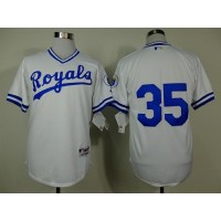 Kansas City Royals #35 Eric Hosmer White 1974 Turn Back The Clock Stitched MLB Jersey