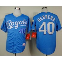 Kansas City Royals #40 Kelvin Herrera Light Blue Alternate Cool Base Stitched MLB Jersey
