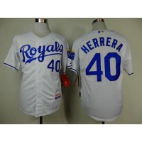 Kansas City Royals #40 Kelvin Herrera White Cool Base Stitched MLB Jersey