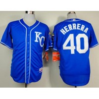 Kansas City Royals #40 Kelvin Herrera Light Blue Alternate 2 Cool Base Stitched MLB Jersey