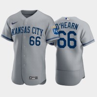 Kansas City Kansas City Royals #66 Ryan O'Hearn Men's Nike 2022 Authentic Gray Jersey