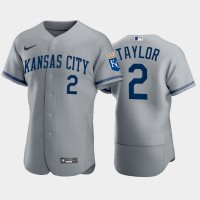 Kansas City Kansas City Royals #2 Michael A. Taylor Men's Nike 2022 Authentic Gray Jersey