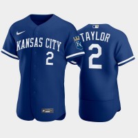 Kansas City Kansas City Royals #2 Michael A. Taylor Men's Nike Authentic 2022 Royal Blue Jersey