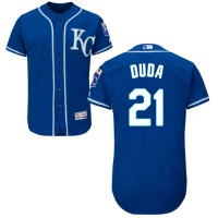 Kansas City Royals #21 Lucas Duda Royal Blue Flexbase Authentic Collection Stitched MLB Jersey