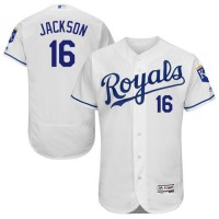 Kansas City Royals #16 Bo Jackson White Flexbase Authentic Collection Stitched MLB Jersey