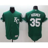 Kansas City Royals #35 Eric Hosmer Green Celtic Flexbase Authentic Collection Stitched MLB Jersey