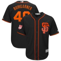 San Francisco Giants #40 Madison Bumgarner Black 2019 Spring Training Cool Base Stitched MLB Jersey