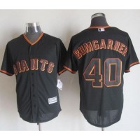 San Francisco Giants #40 Madison Bumgarner Black New Cool Base Stitched MLB Jersey