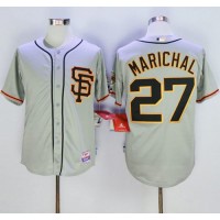 San Francisco Giants #27 Juan Marichal Grey Cool Base Stitched MLB Jersey