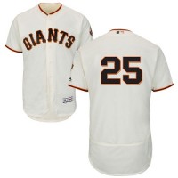 San Francisco Giants #25 Barry Bonds Cream Flexbase Authentic Collection Stitched MLB Jersey