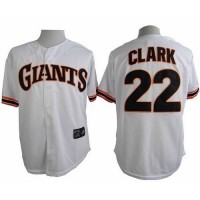 San Francisco Giants #22 Will Clark White 1989 Turn Back The Clock Stitched MLB Jersey