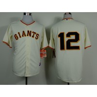 San Francisco Giants #12 Joe Panik Cream Home Cool Base Stitched MLB Jersey