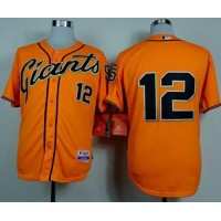 San Francisco Giants #12 Joe Panik Orange Alternate Cool Base Stitched MLB Jersey