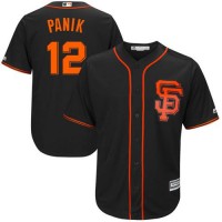 San Francisco Giants #12 Joe Panik Black New Cool Base Alternate Stitched MLB Jersey