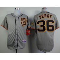San Francisco Giants #36 Gaylord Perry Grey Cool Base Stitched MLB Jersey