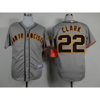 San Francisco Giants #22 Will Clark Grey Road Cool Base Stitched MLB Jersey