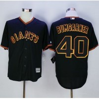 San Francisco Giants #40 Madison Bumgarner Black New Cool Base Fashion Stitched MLB Jersey
