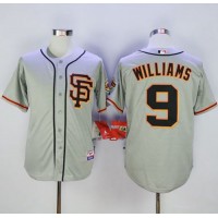 San Francisco Giants #9 Matt Williams Grey Cool Base Road 2 Stitched MLB Jersey