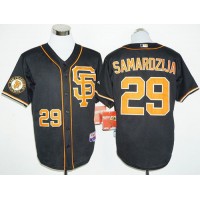 San Francisco Giants #29 Jeff Samardzija Black 2016 Cool Base Stitched MLB Jersey