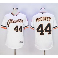 San Francisco Giants #44 Willie McCovey White Flexbase Authentic Collection Cooperstown Stitched MLB Jersey
