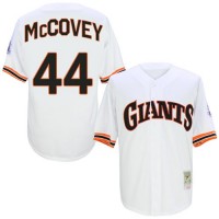Mitchell And Ness 1989 San Francisco Giants #44 Willie McCovey White Stitched MLB Jersey