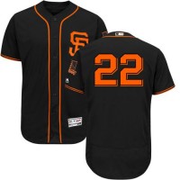 San Francisco Giants #22 Will Clark Black Flexbase Authentic Collection Alternate Stitched MLB Jersey