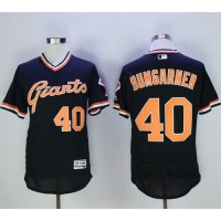 San Francisco Giants #40 Madison Bumgarner Black Flexbase Authentic Collection Cooperstown Stitched MLB Jersey