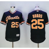 San Francisco Giants #25 Barry Bonds Black Flexbase Authentic Collection Cooperstown Stitched MLB Jersey