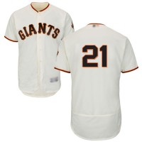 San Francisco Giants #21 Stephen Vogt Cream Flexbase Authentic Collection Stitched MLB Jersey