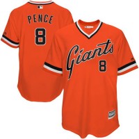 San Francisco Giants #8 Hunter Pence Orange 1978 Turn Back The Clock Stitched MLB Jersey