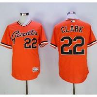 San Francisco Giants #22 Will Clark Orange Flexbase Authentic Collection Cooperstown Stitched MLB Jersey
