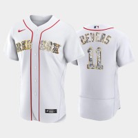 Boston Boston Red Sox #11 Rafael Devers Men's Nike Diamond Edition MLB Jersey - White