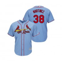 St.Louis Cardinals #38 Jose Martinez Horizon Blue Alternate 2019 Cool Base Stitched MLB Jersey